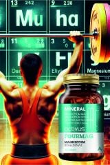 FOURMAG Magnezyum Kas Desteği Enerji Metabolizması Sitrat Taurat Bisglisinat Mg Malat, B6 Vitamin