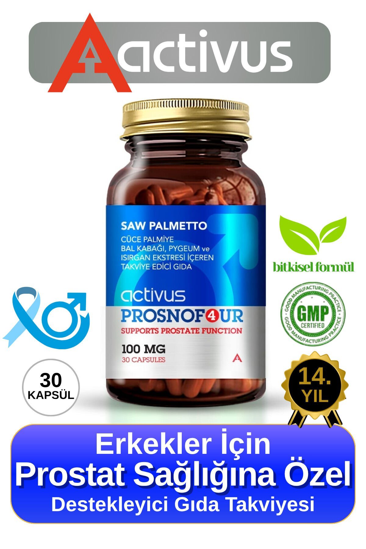 PROSNOFOUR Erkekler İçin Sağlığı ve Hormonal Denge Takviye Edici Gıda