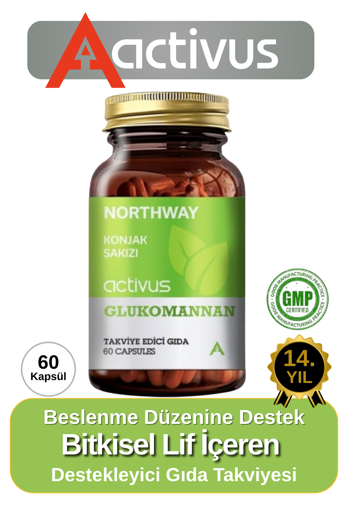 ACTIVUS GLUKOMANNAN | 60 Kapsül